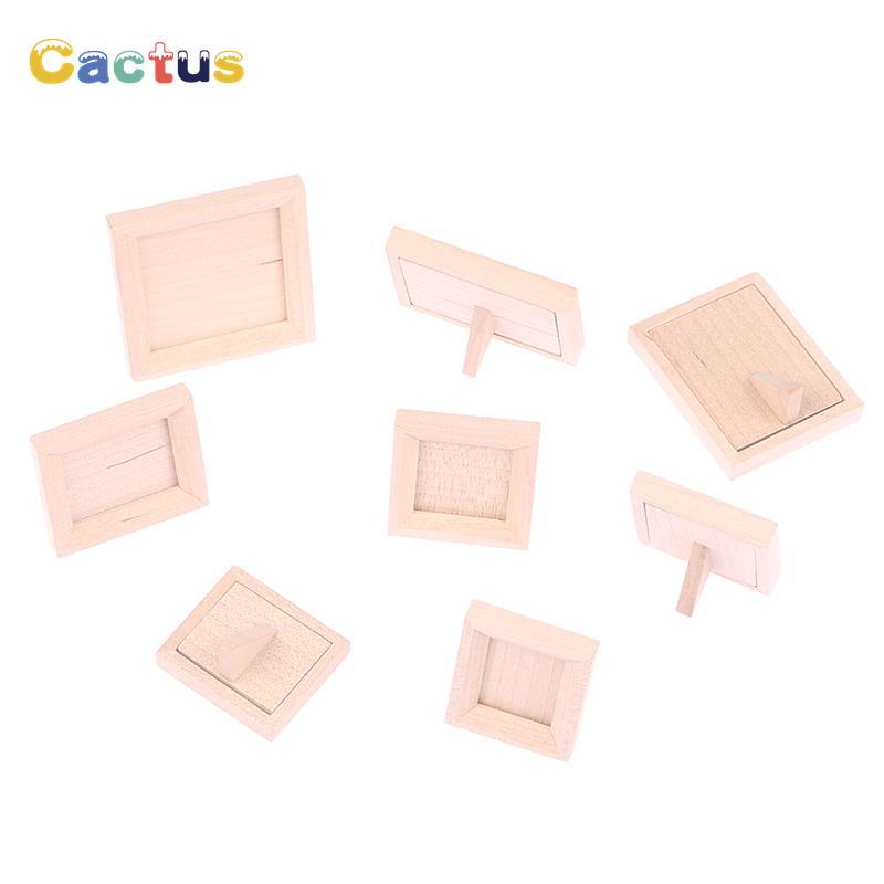Engraved Wood Frame - 1Pc 1/12 Dollhouse cornice per foto