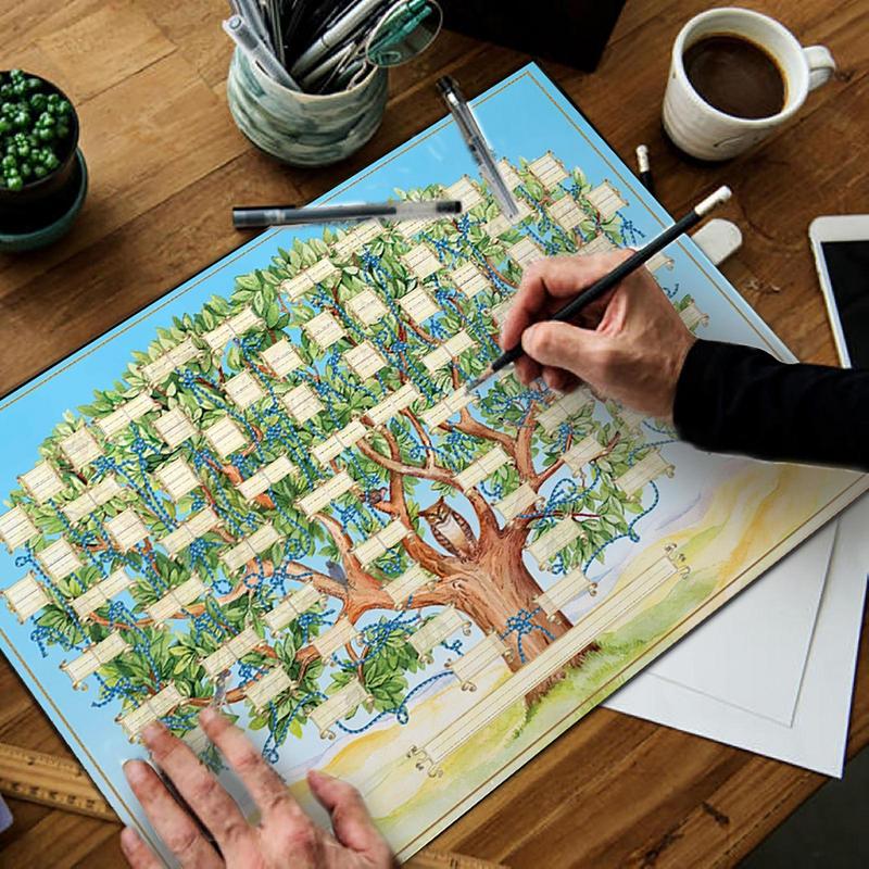 Grafico dell'albero genealogic - Family Tree Print recensione e prezzo