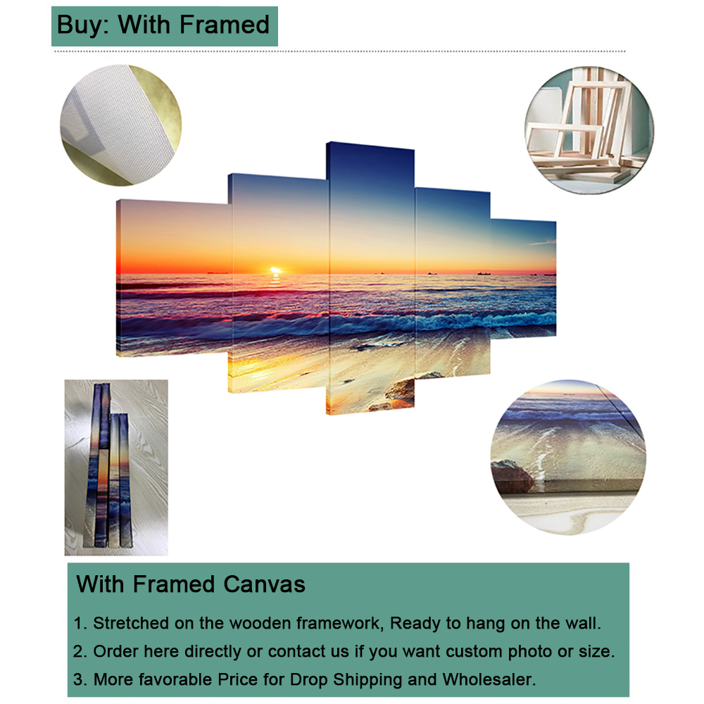 5 pezzi su tela da parete con  - Custom Map Poster recensione e prezzo