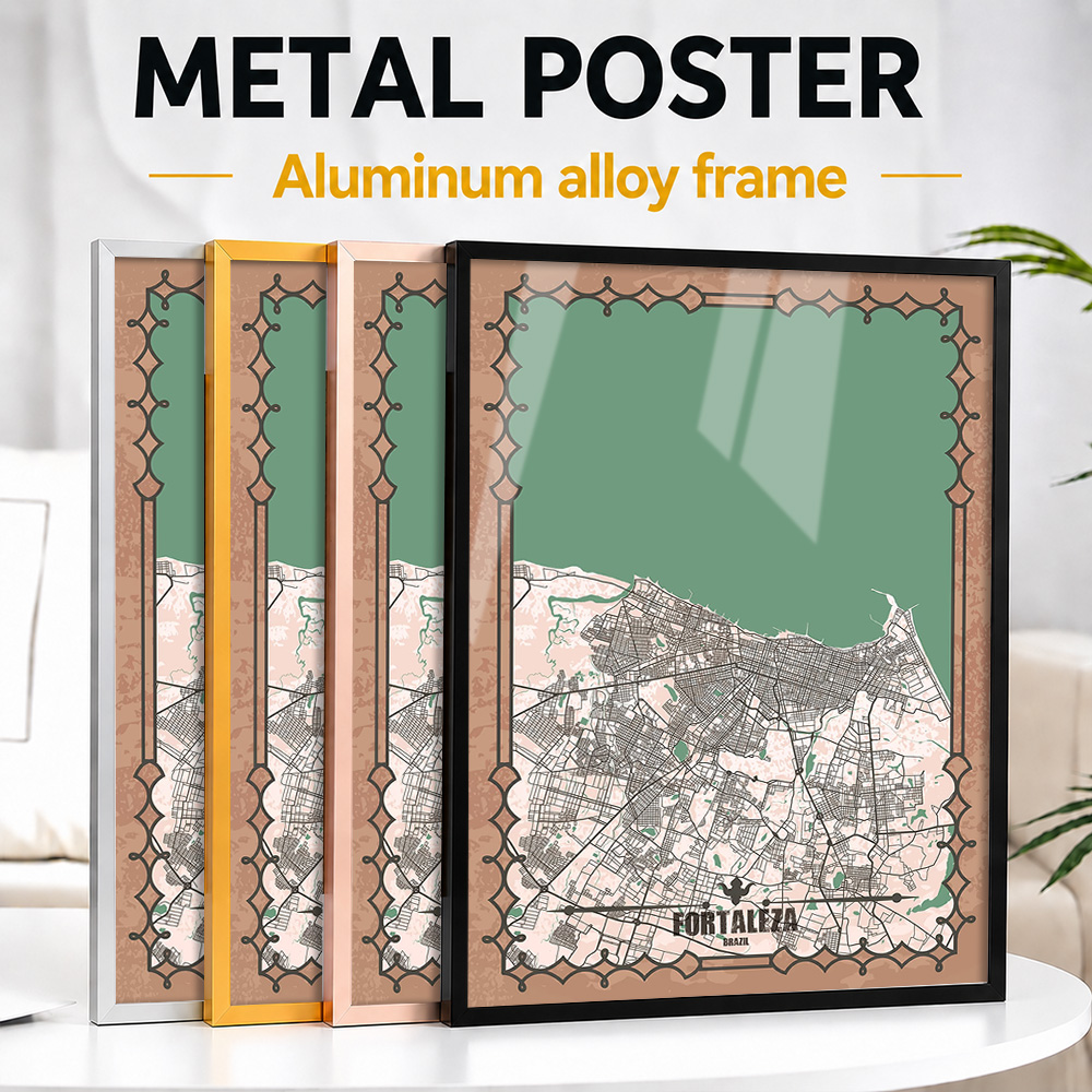 Mappa della città di Fortaleza - Custom Map Poster recensione e prezzo