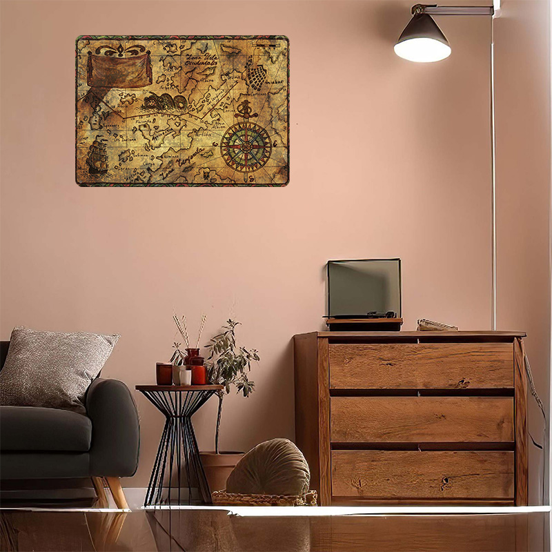 Poster Vintage con Mappa del M - Custom Map Poster recensione e prezzo
